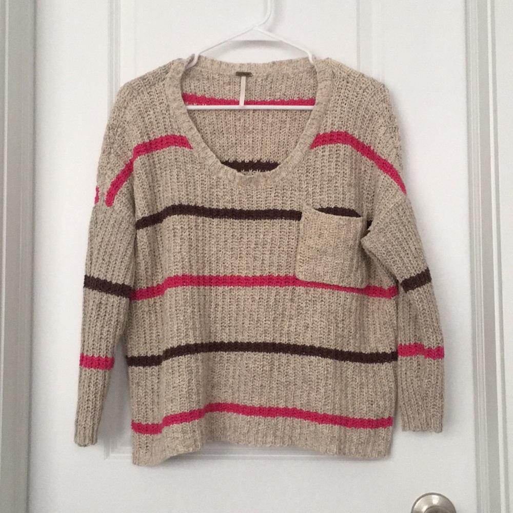 Free People striped sweater